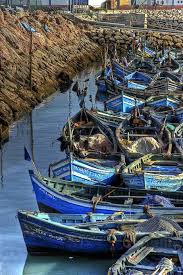 Essaouira Port Sehir Fotografcilik Tekne