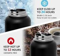 18/8 Stainless Steel Thermos Heat Insulated Coffee Cup Mug BPA Free Leak  Proof Sports Reusable Double Wall Water Bottle Keep Hot Cold Vacuum Flask  FDA ...