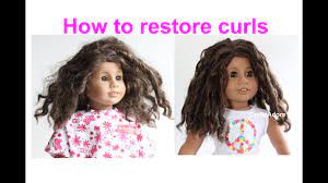 The fibers are made of a special acrylic and any heat. How To Restore Curls For American Girl Doll Like 26 44 46 Or Cecile Youtube