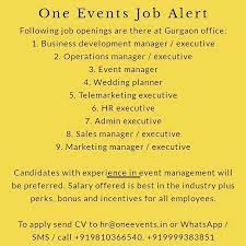 1 bis 10 von 85 stellenangeboten. Current Job Openings At One Events Gurgaon Jobs Eventplanner Events Eventjobs Eventmanagement Gurgaon Event Job Job Opening Current Job First Event