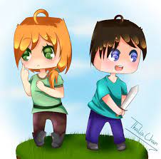 Alex X Steve Favourites By Transformersfan482 On Deviantart Minecraft Art Minecraft Anime Minecraft Pictures