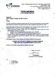 Layanan operasional akan dimulai kembali pada hari senin tanggal 10 juni 2019. Primkokas Primer Koperasi Karyawan Krakatau Steel Pengumuman Hari Raya Idul Fitri 1438 H