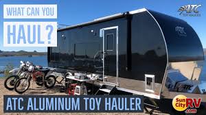 Vrv xtr 614 toy hauler for sale. Atc Aluminum Toy Haulers In Phoenix Az Sun City Rv Consignment Dealer