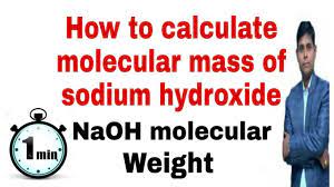 2.2 determination of the molar mass of an acid. How To Calculate Molecular Mass Of Sodium Hydroxide Naoh Molecular Weight Youtube