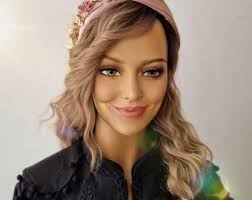 Knot Headband for Women, Millinery Hair Piece, Floral Hat Headband, Bride  to Be, Pink Knotted Bridal Hair Piece, Gift for Her, Flowergirl