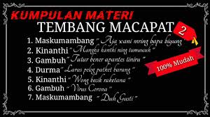 Answer choices dhandhanggula, durma, pangkur, megatruh, pocung Contoh Soal Tembang Macapat Cara Golden