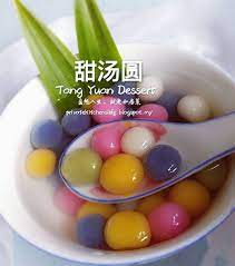 今年冬至做了五色 甜汤圆 家人喜欢那qq有弹性的汤圆 祝大家 冬至快乐 圆圆满满好福缘 粉团材料 糯米粉500克水适量色素材料