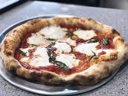 Margherita Wood Fired Pizza Cooking Food Photography Food