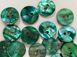 Pearl shell buttons