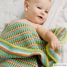 Spring Bean Blanket Crochet pattern by Little Duck