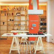 Une Cuisine Contemporaine Sur Fond De Style Haussmannien Cuisine Contemporaine Cuisine Moderne Cuisine Bois