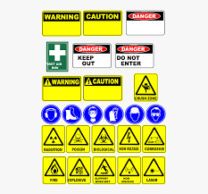 Some have words and a clear message, while many rely on visual symbols to warn of potential danger. Danger Signs Safety Symbols Warning Hazard Workshop Safety Signs And Symbols Hd Png Download Kindpng