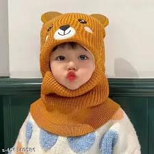 Topibaaz Toddler Winter Hat Baby Warm Hat Fleece Lined Girls Boys Knit  Beanie Hats Scarf Earflap