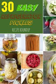 Maybe you would like to learn more about one of these? 30 Easy Refrigerator Pickles Recipe Roundup Homemade Yummy