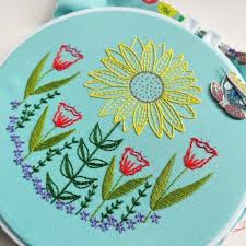 Summer Garden Pdf Embroidery Pattern Embroidery Hoop Art Etsy Hand Embroidery Kit Embroidery Patterns Embroidery Hoop Art