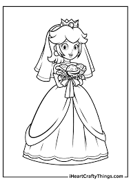 March 17, 2021december 11, 2019 by coloring. View 17 Princess Peach Coloring Pages Printable
