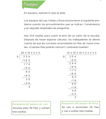 Blema usando los procedimientos que se indican. Habra Otro Bloque Iv Leccion 75 Apoyo Primaria
