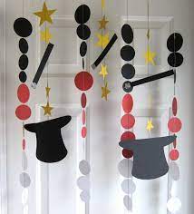Buy today & save, plus get free shipping offers on all party supplies. Paper Garland Magic Decorations Magic Party Magic Hats And Wands Birthday Party Decoration Carnival Party Magic Party Magic Birthday Party Magic Party Theme