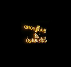Everything Is Connected 4k Wallpaper Neon Sign Black Background Yellow Black Dark 386 Here are only the best 4k black wallpapers. 4k wallpapers