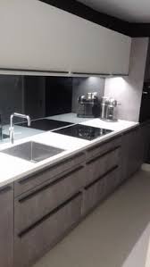 Wooden worktops are timeless, they give warmth and beauty to any kitchen. Grey Kitchen What Colour Worktops Houzz Uk
