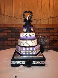 Pin By Nancy Cortez On Nightmare Before Christmas Cakes Gothic Cakes Christmas Wedding Cakes Nightmare Before Christmas Wedding Halloween Wedding Cakes