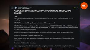 Destiny 2s The Final Shape DLC leaks early, Bungie nukes servers