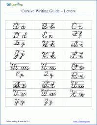 Maybe you would like to learn more about one of these? Free Cursive Writing Worksheets Printable K5 Learning
