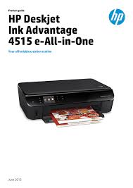 Double click on the downloaded file. Hp Deskjet Ink Advantage 4515 E All In One Manualzz