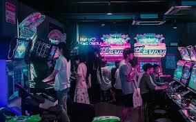•based very loosely on donald westlake's crime novel 'the hunter', john boorman's dazzling. Hd Wallpaper People Playing Arcade Games Seoul Korea Neon Noir Cyberpunk Wallpaper Flare