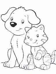 Just like there are dog people in th. Free Printable Dog And Cat Coloring Pages