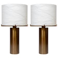 Glustin Luminaires Creation Brass And Alabaster Shades Table Lamp In 2020 Contemporary Table Lamps Lamp Brass Table Lamps