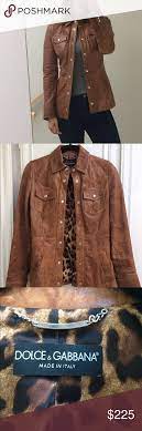 Dolce Gabbana Brown Leather Jacket Brown Leather Jacket Leather Jacket Dolce And Gabbana