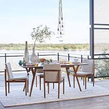 Mid Century Expandable Dining Table Walnut Expandable Dining Table Modern Dining Room Dining Table