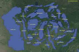 infographic the worlds 25 largest lakes side by side