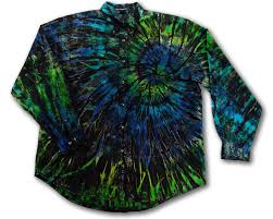 Black And White Tie Dye T Shirt Dress Tie Dye 2x Button Down Dress Shirt Blue Green Black Spiral 100 Cotton 2dye4 By 2dye4distincttiedye On Etsy Tie Dye Dress Shirt Blue Etsy Clothes