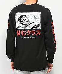 Lurking Class By Sketchy Tank X Mr Tucks Lurker Black Red Long Sleeve T Shirt Zumiez Long Sleeve Shirt Men Long Sleeve Shirts Shirts