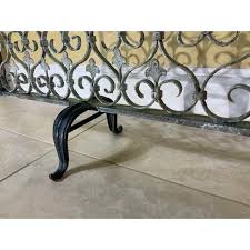 Fireplace screen forged by dave armbrust, student at. 1940s Hand Forged Mizner Fireplace Screen Chairish