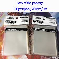 Maybe you would like to learn more about one of these? Perfect Size Card Transparent Sleeves Trading Card Sleeves Perfect Fit Card Sleeve For Board Game Trading Cards Board Games Aliexpress