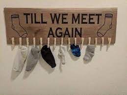 Let The Thoughts And Prayers Flow Lost Socks Sock Organization Room Signs