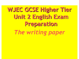 The following page describes article writing format cbse with article writing examples and a few article writing topics. Wjec Gcse Exam Prep Higher Paper Unit 2
