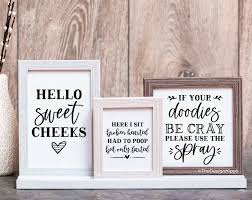 Your guests will not only be ale to relieve. Free Printable Bathroom Wall Art Set Of 10 Funny Quotes