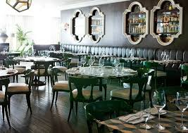 Black And White Restaurant Restaurant Green Black White Lacquer Chairs Arched Moroccan Interior Windows Geometric Pendant Hotels Design Design Restaurant Design