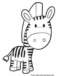Printable Zebra Preschool Coloring Page For Kids Zebra Coloring Pages Preschool Coloring Pages Animal Coloring Pages
