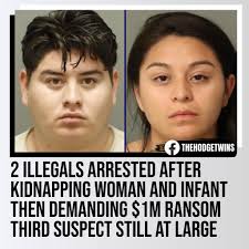 According to the Garner Police Department, two non-citizens, along with an  escaped third accomplice, abducted a North Carolina mother and her infant  daughter at gunpoint