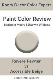 Benjamin Moore Revere Pewter Vs Sherwin Williams Accessible Beige Color Review Revere Pewter Revere Pewter Benjamin Moore Paint Colors Benjamin Moore