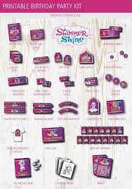 The wrappers can be printed onto plain printer paper. Shimmer And Shine Birthday Party Printable Kit Birthday Buzzin