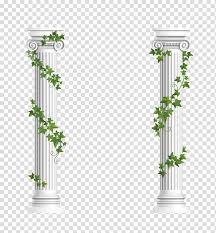 two white pillars column ionic order euclidean decorative columns transparent background png clipart hiclipart two white pillars column ionic order