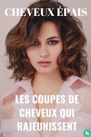 Cheveux Epais Nos Idees Coupe De Cheveux Pour Rajeunir Coupe De Cheveux Qui Rajeunit Carre Court Cheveux Epais Cheveux Epais