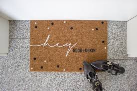Schnell Einfach Diy Selbst Bedruckte Kokos Fussmatte Fussmatte Stil Bedrucken