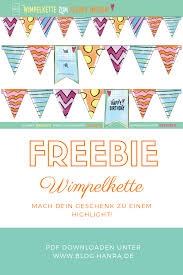 Und genau die gibt's heute für euch zum ausdrucken und selberbasteln! Freebie Wimpelkette Wimpelkette Kette Bilder Zum Ausdrucken